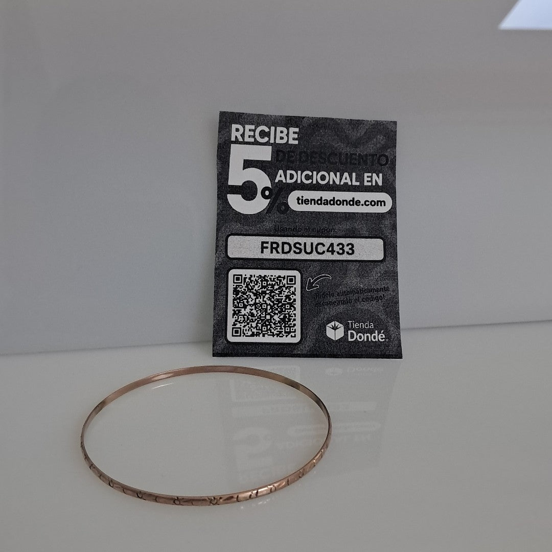 PULSERA RIGIDA ORO 8 K 3.9 GRMS (SEMINUEVO)