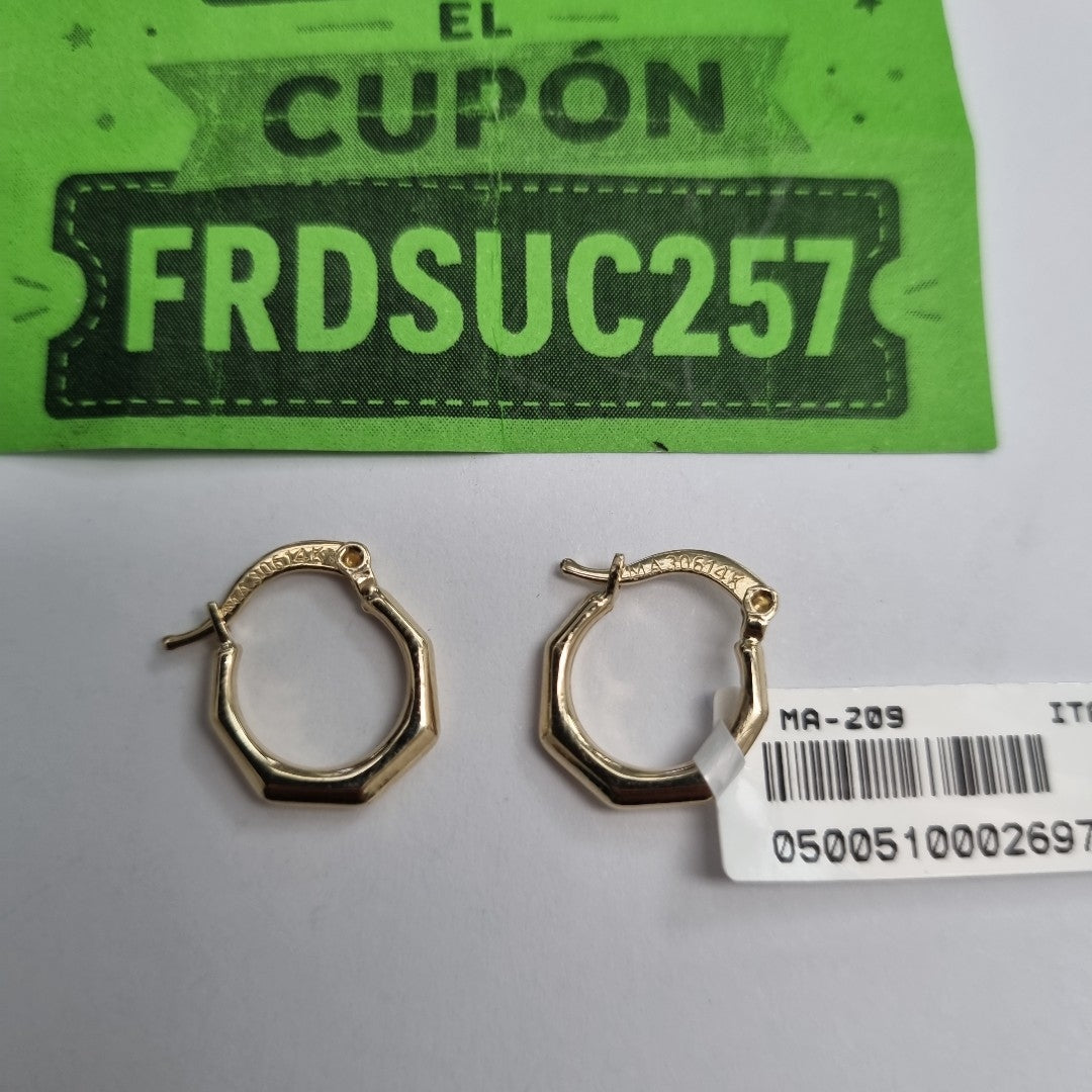 ARRACADAS ORO 14K 1 (NUEVO)