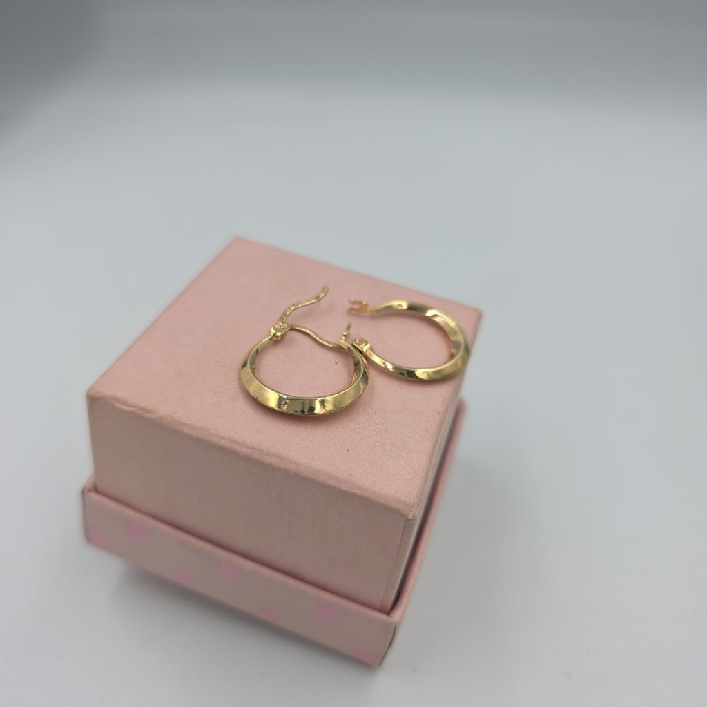 ARRACADAS PAR ORO 14 K 1.2 GRMS (SEMINUEVO)