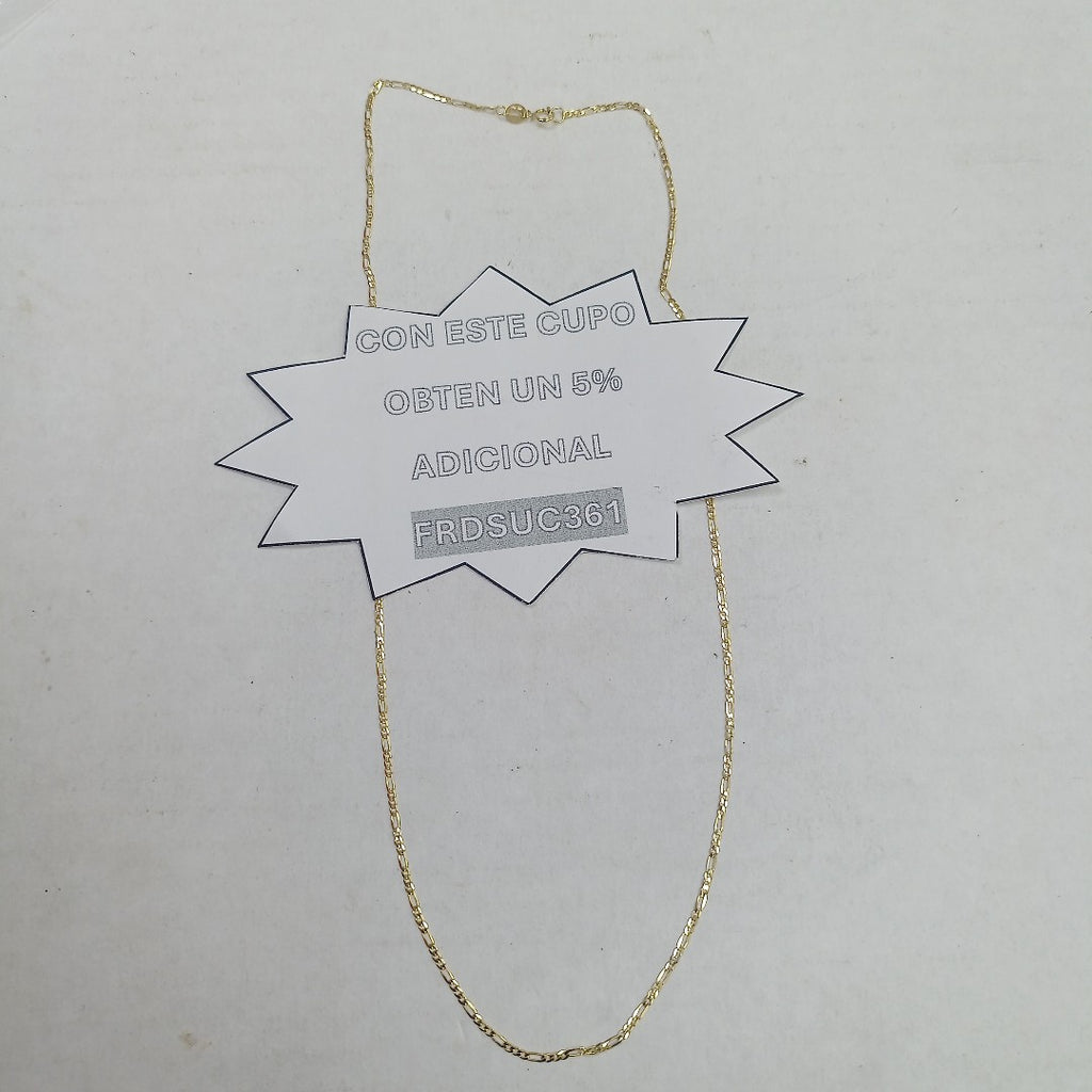 CADENAS CARTIER 3 1 AMARILLA ORO 14K 1.9 (NUEVO)