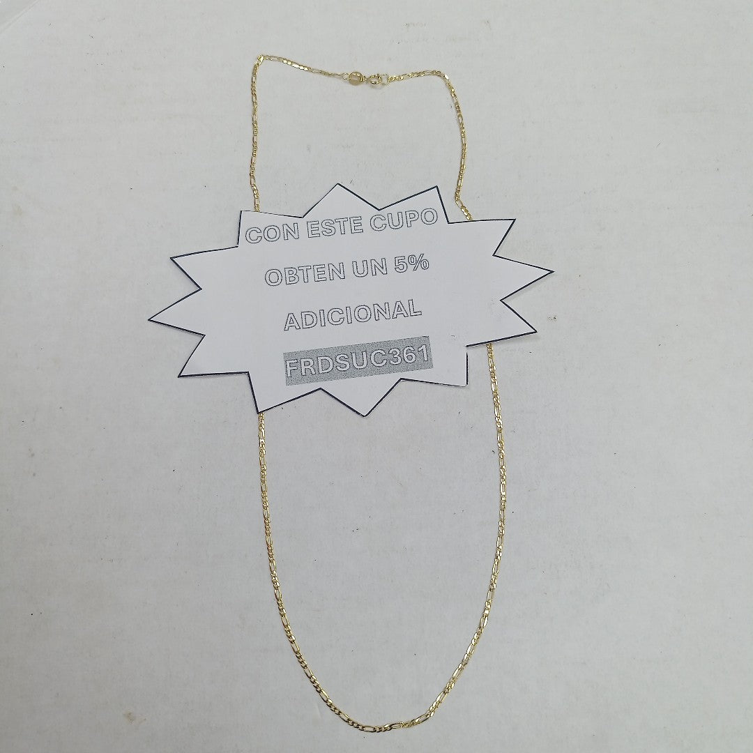 CADENAS CARTIER 3 1 AMARILLA ORO 14K 1.9 (NUEVO)