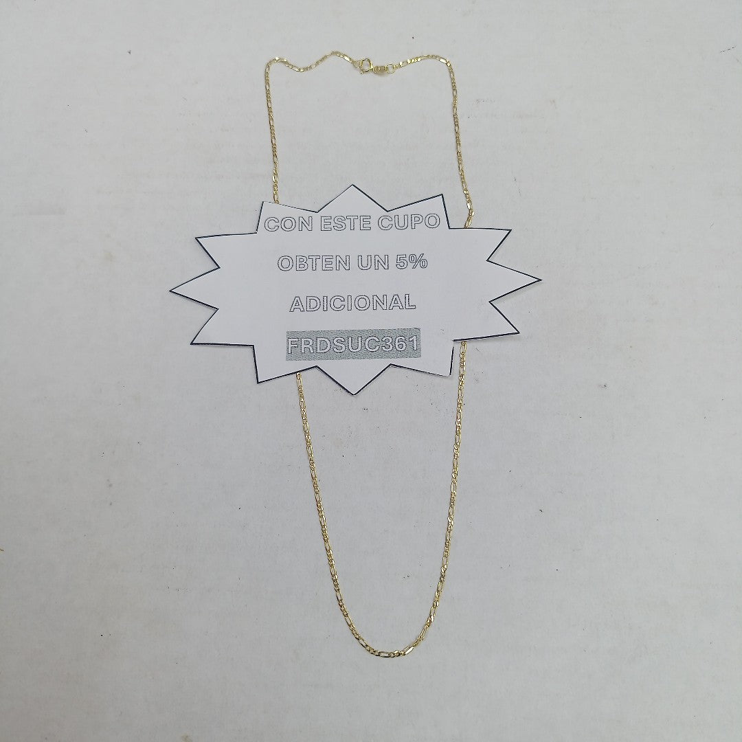 CADENAS CARTIER 3 1 AMARILLA ORO 14K 1.9 (NUEVO)