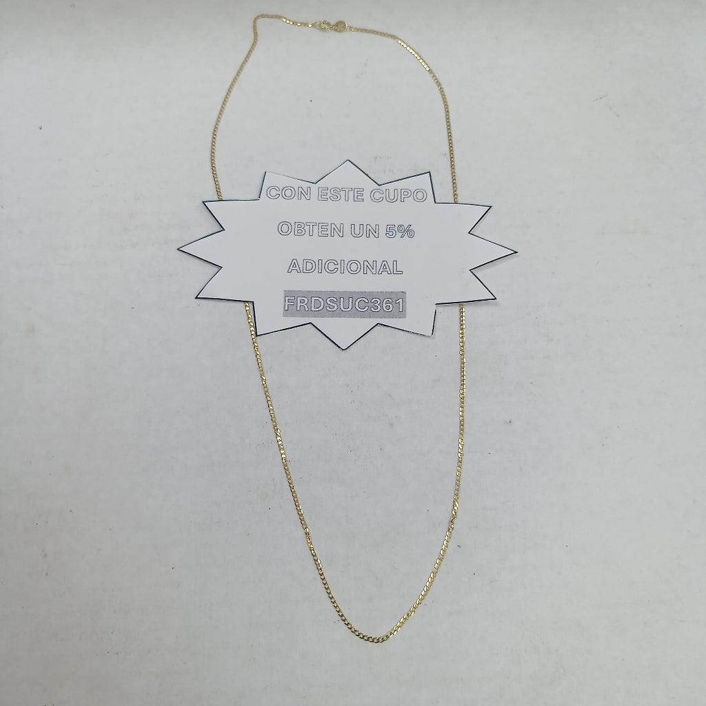 CADENAS BARBADA AMARILLA ORO 14K 2.1 (NUEVO)