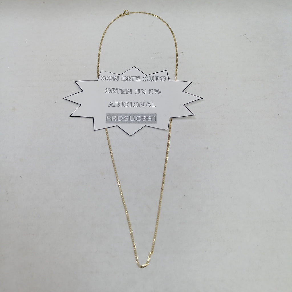 CADENAS BARBADA AMARILLA ORO 14K 2.1 (NUEVO)