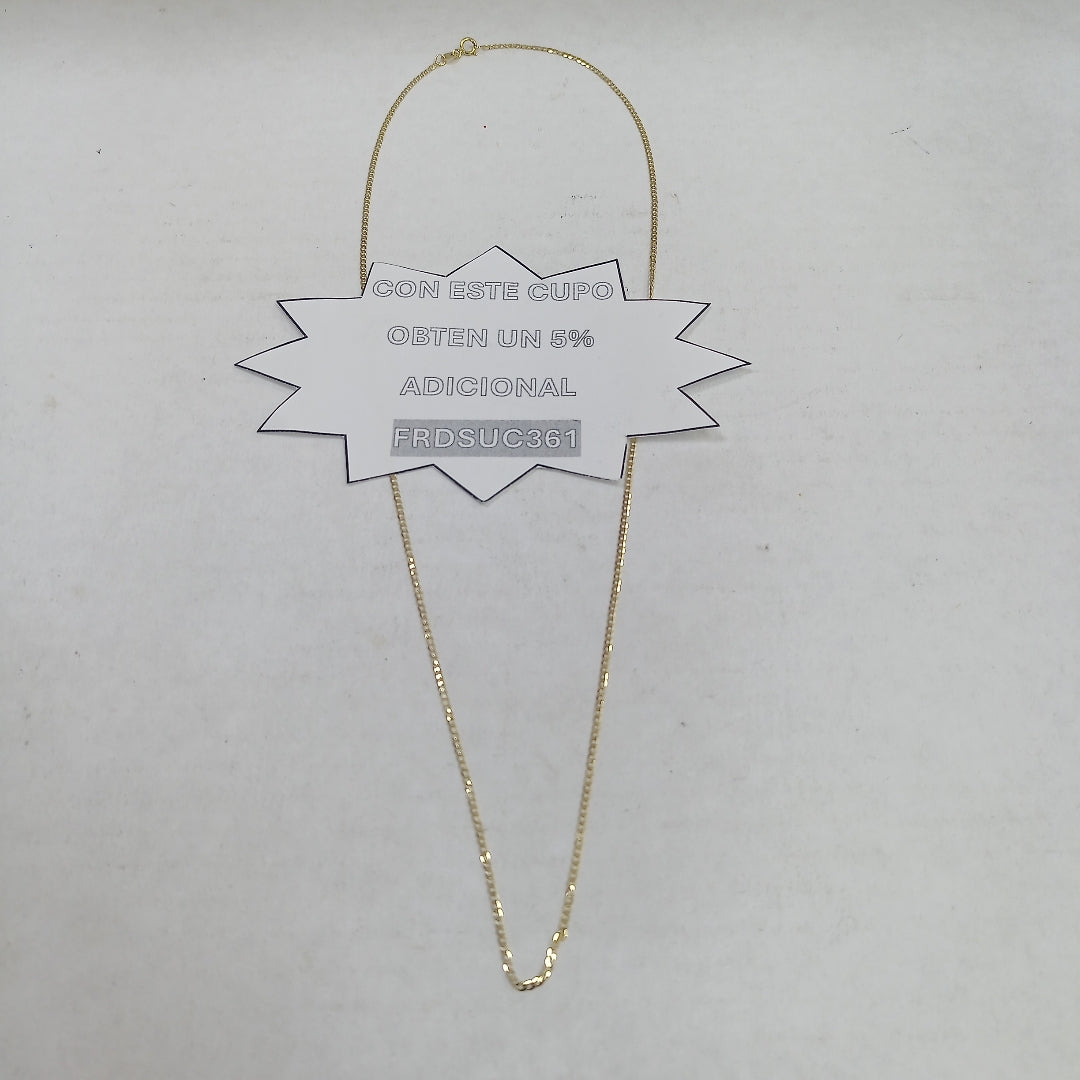 CADENAS BARBADA AMARILLA ORO 14K 2.1 (NUEVO)