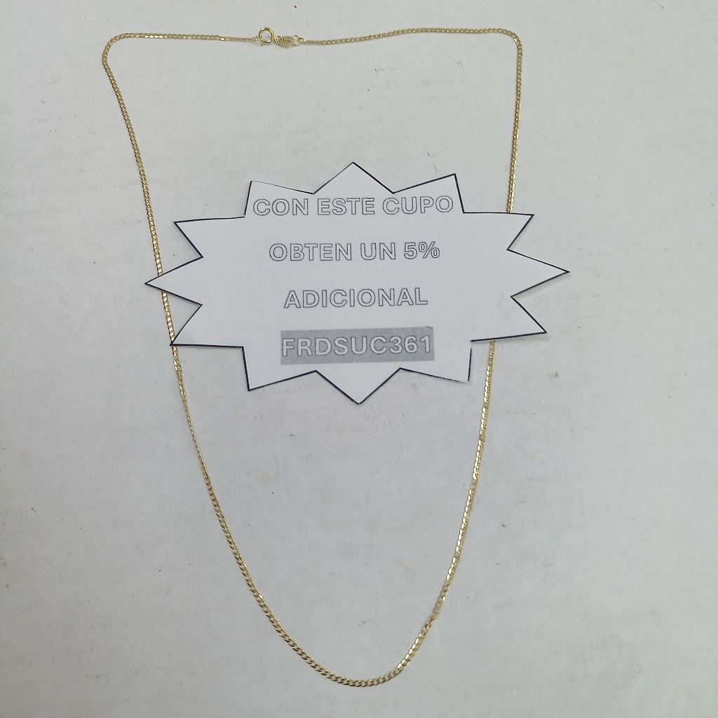 CADENAS BARBADA AMARILLA ORO 14K 2.2 (NUEVO)