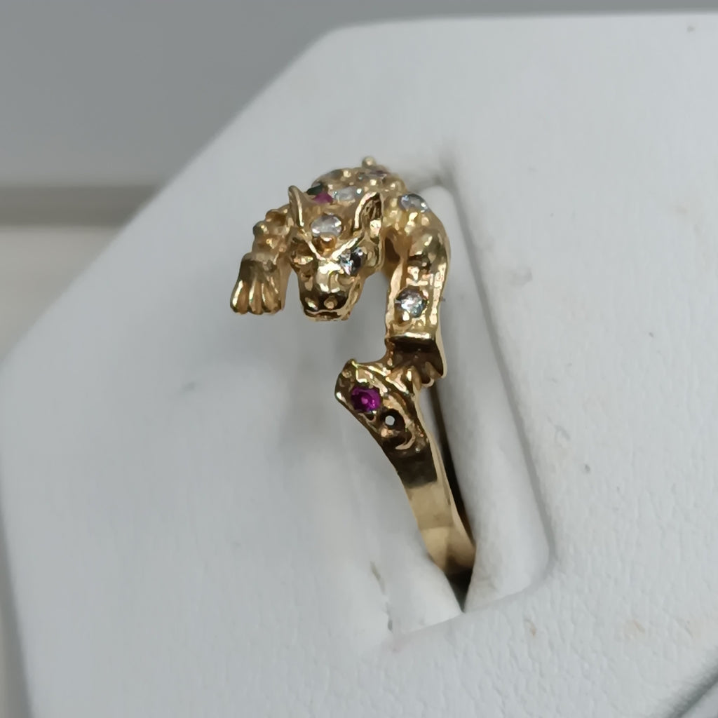 ANILLO ORO 14 K 2 GRMS (SEMINUEVO)