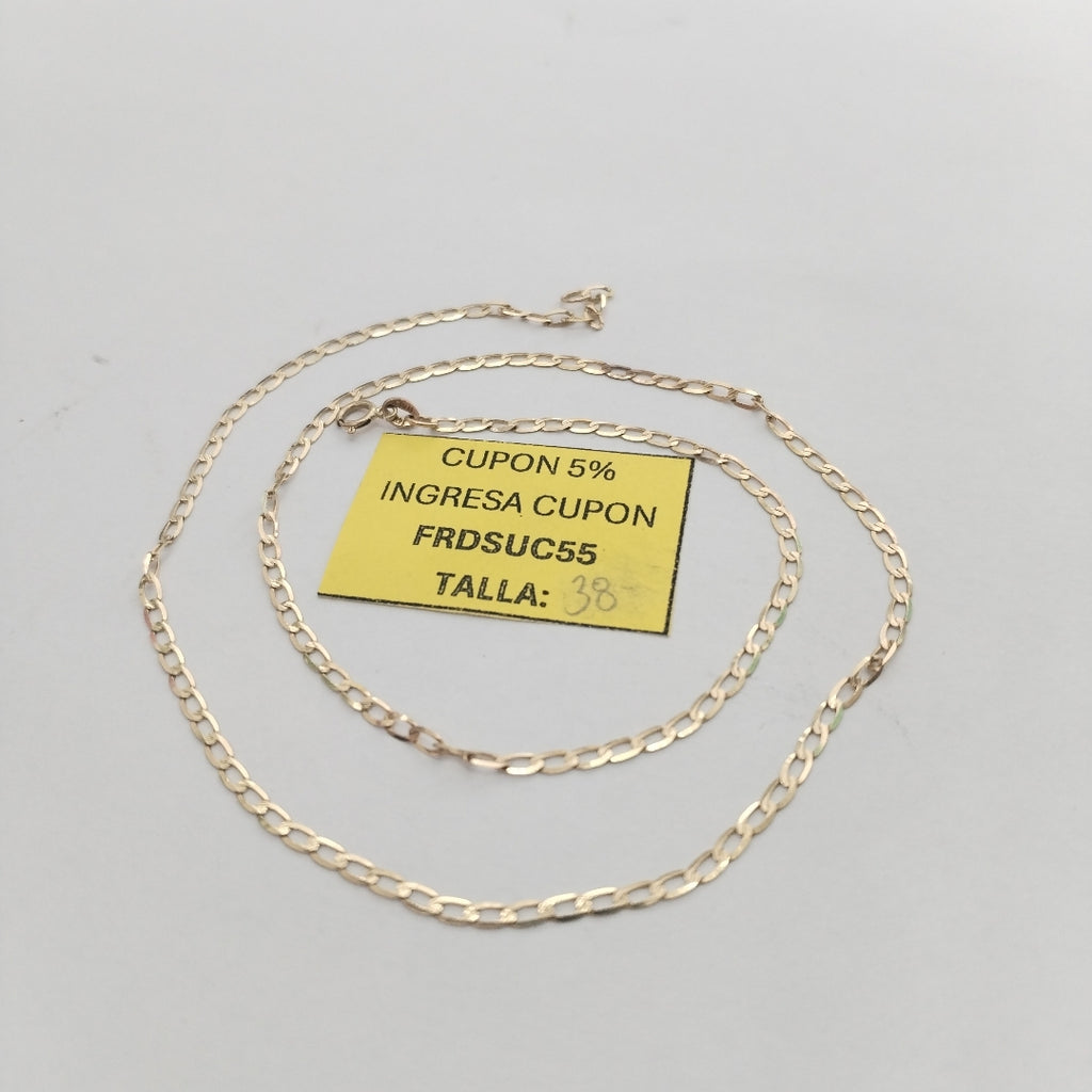 CADENA ORO 14 K 1,50 GRMS (SEMINUEVO)