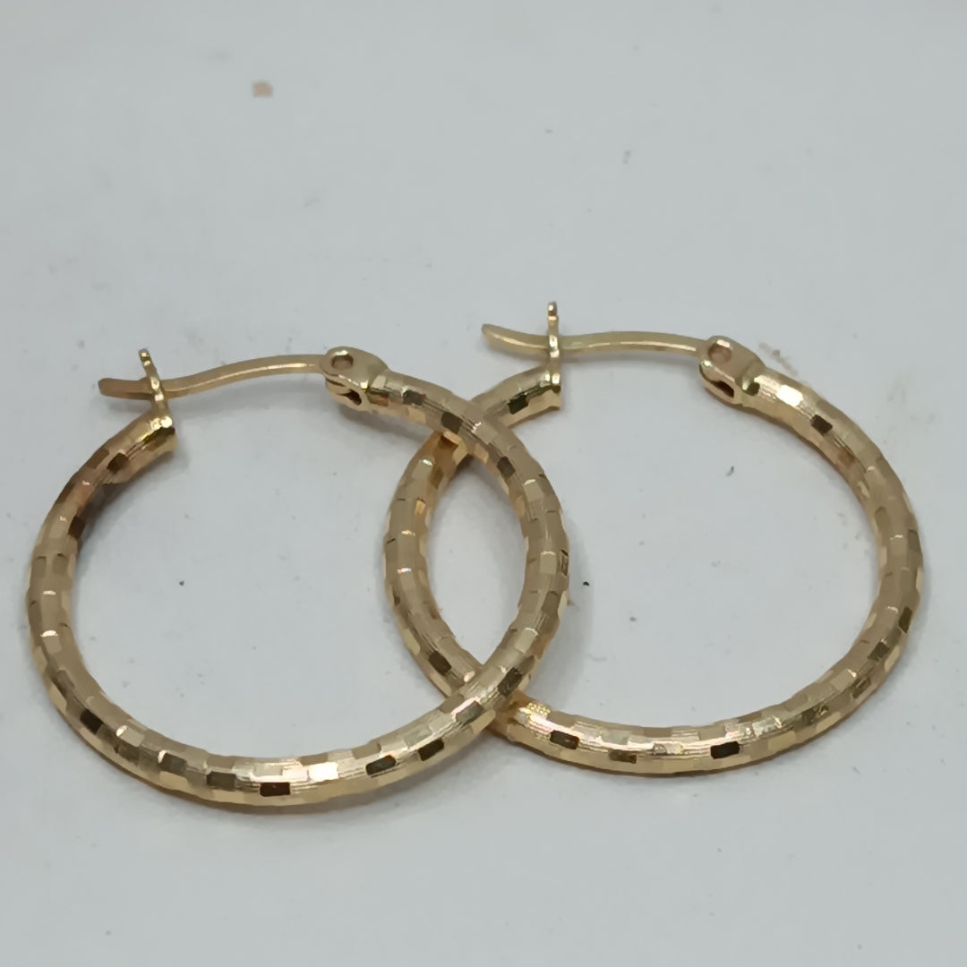 ARRACADAS PAR ORO 14 K 2.6 GRMS (SEMINUEVO)