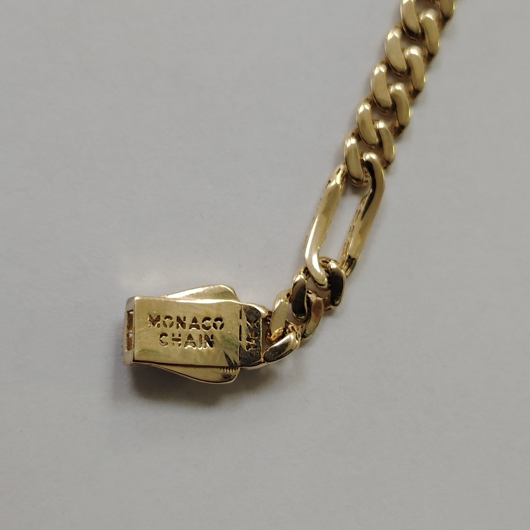 PULSERA MONACO ORO 14K 5.3 (NUEVO)