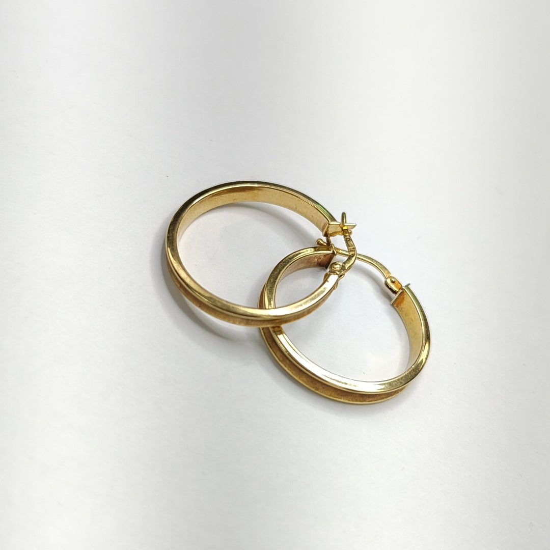 ARRACADAS PAR ORO 14 K 1.8 GRMS (SEMINUEVO)