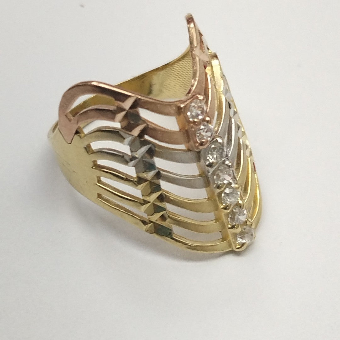 ANILLITO ORO, RODIADO 14 K 4.8 GRMS (SEMINUEVO)