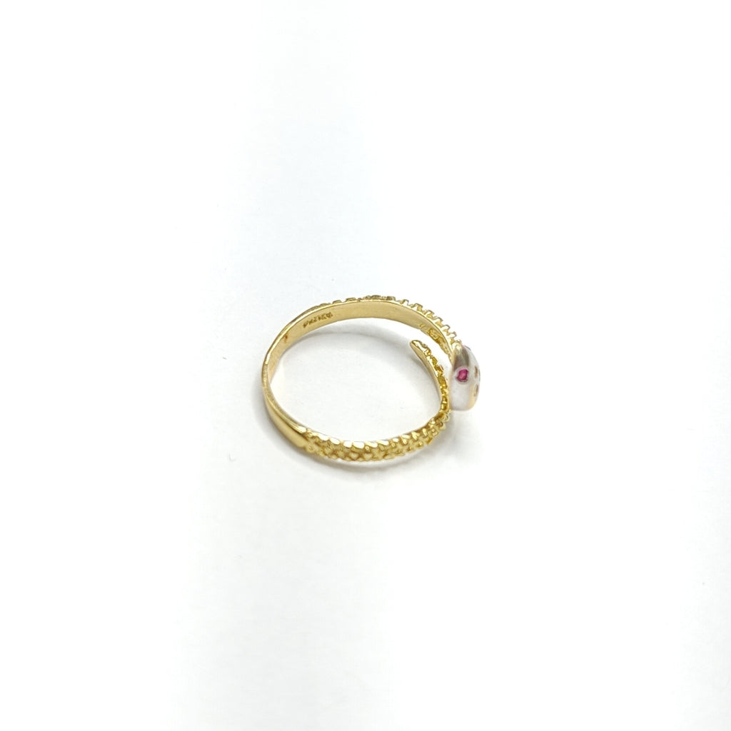 ANILLITO ORO COMBINADO 14 K 2.5 GRMS (SEMINUEVO)