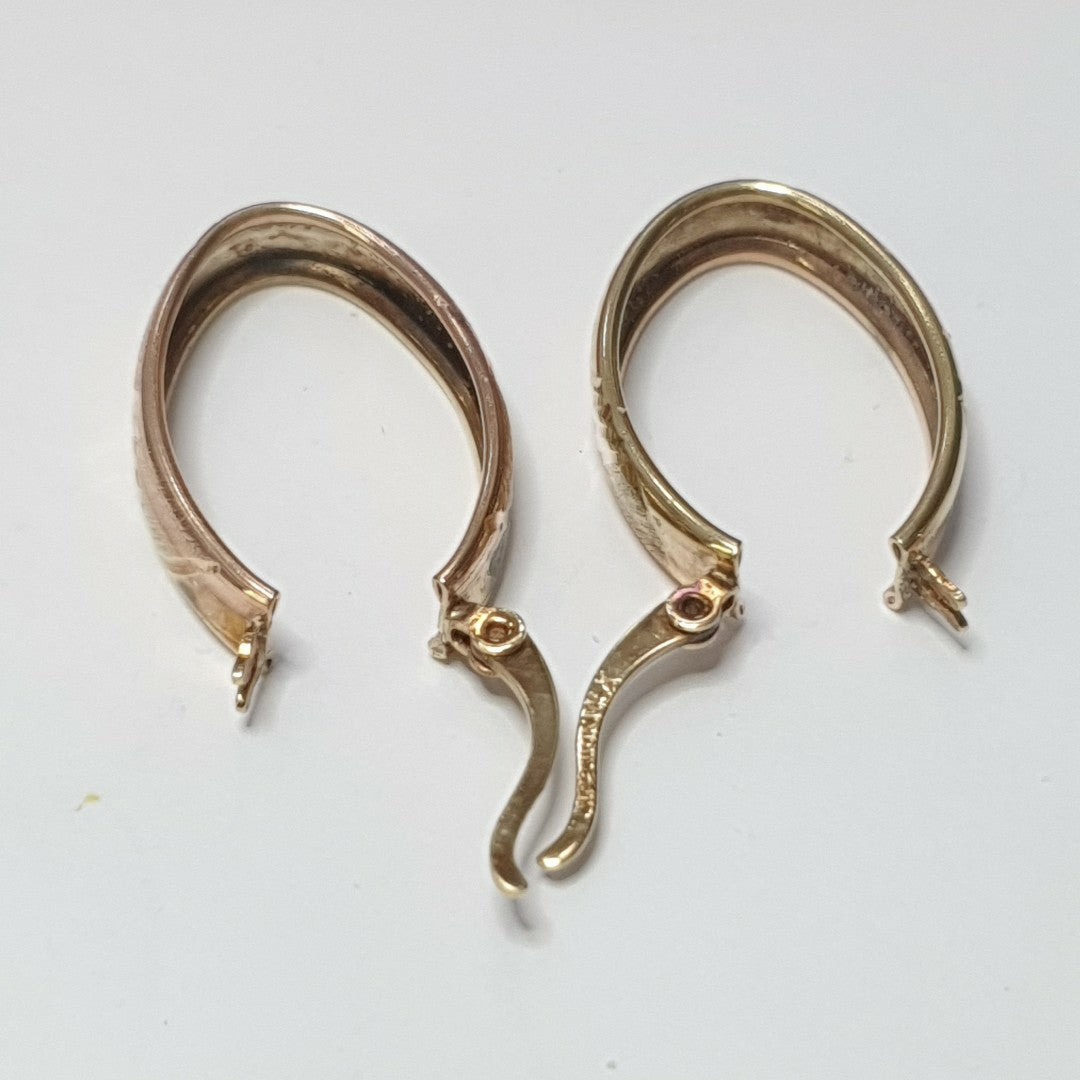 ARRACADAS PAR ORO 10 K 3,60 GRMS (SEMINUEVO)
