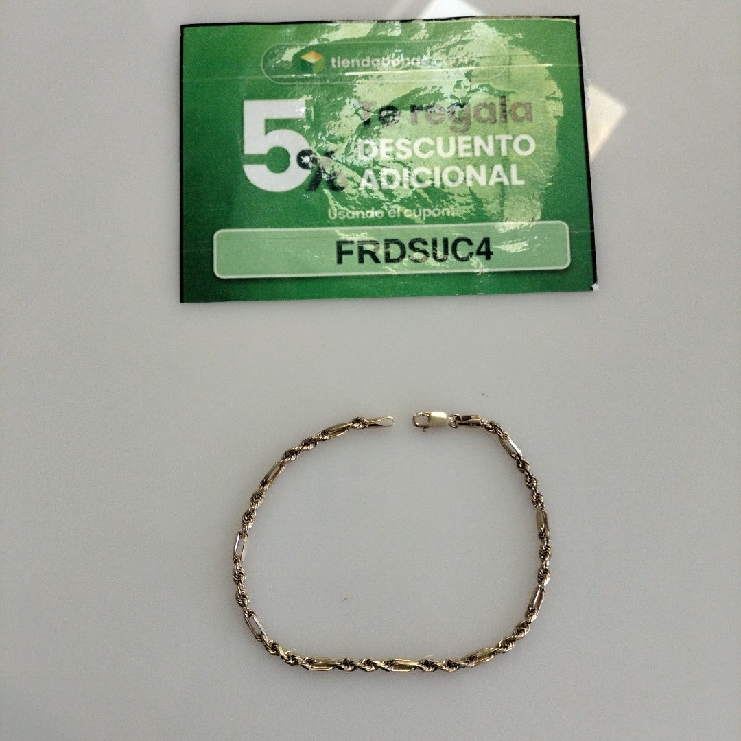PULSERA ORO 14 K 3.6 GRMS (SEMINUEVO)