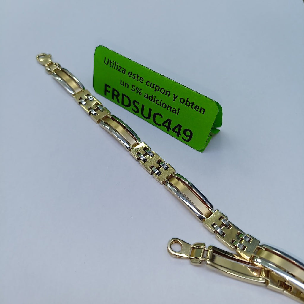 PULSERAS CABALLERO ORO 10K 13.2 (NUEVO)
