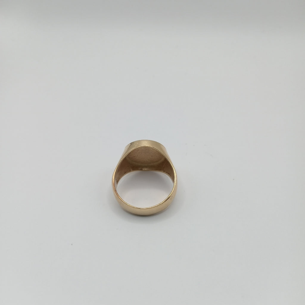 ANILLO CONMEMORATIVO ORO 14 K 9 GRMS (SEMINUEVO)