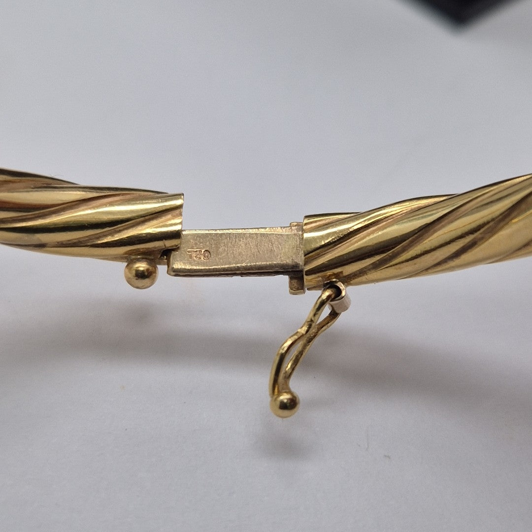 PULSERA RIGIDA ORO 18 K 10.3 GRMS (SEMINUEVO)