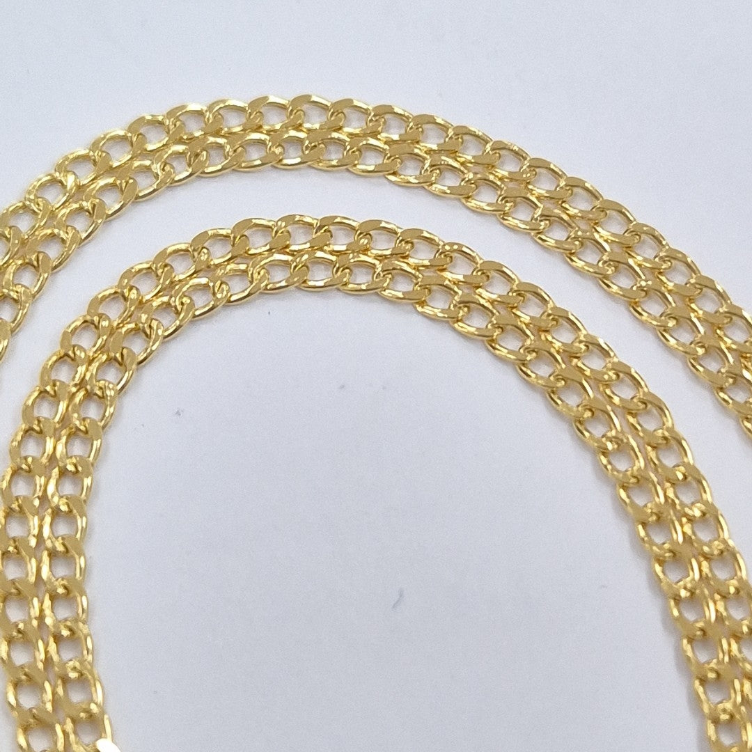 CADENAS BARBADA AMARILLA ORO 14K 1.8 (NUEVO)