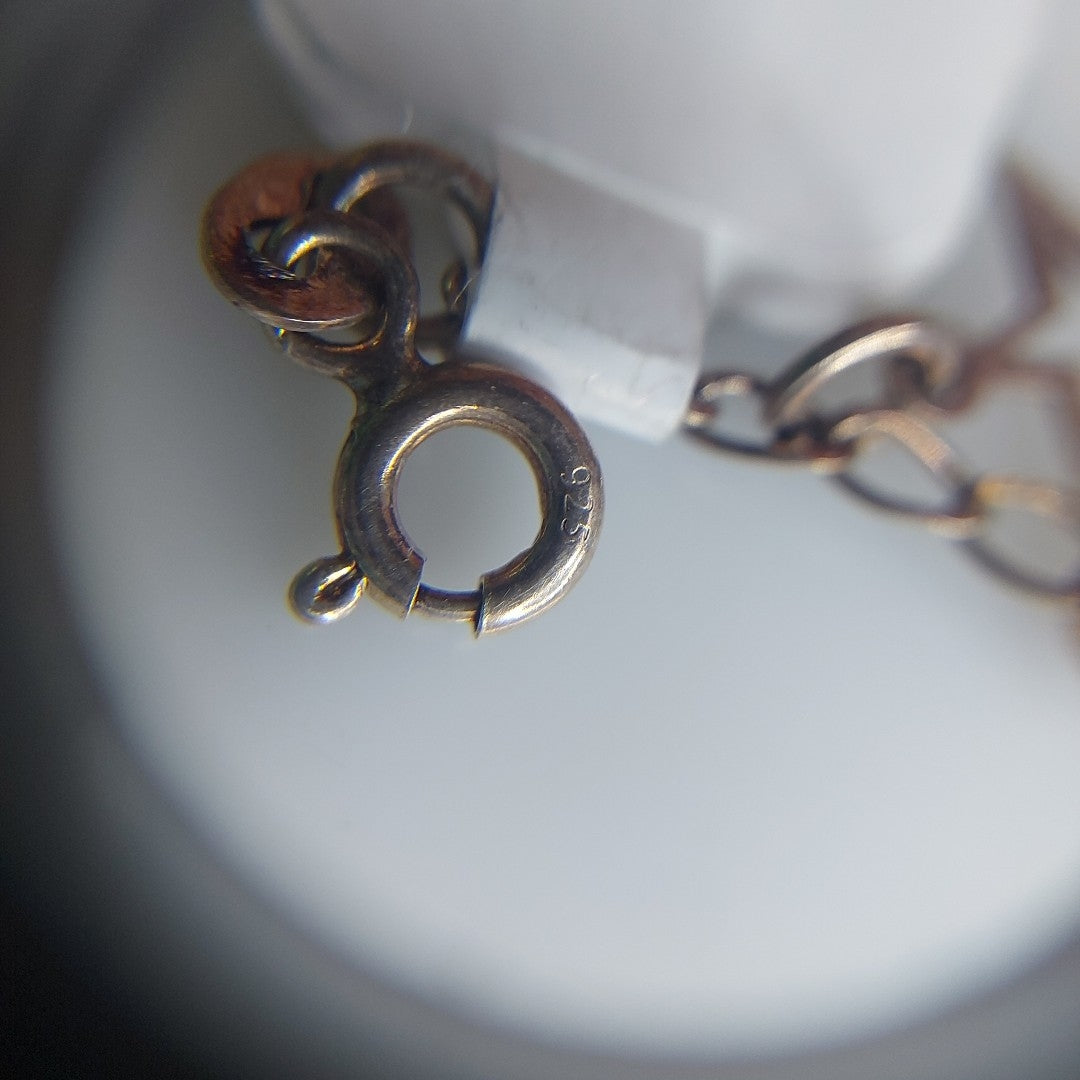 PULSERA TEJIDO ESPECIAL PLATA .925 18 CM 2.7 GR (NUEVO)