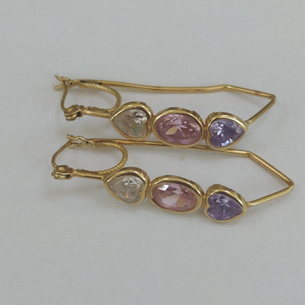 ARETES PAR ORO 14 K 4 GRMS (SEMINUEVO)
