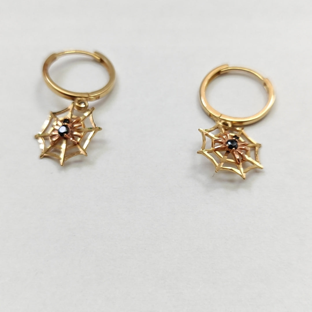 ARRACADAS PAR ORO 14 K 1.8 GRMS (SEMINUEVO)