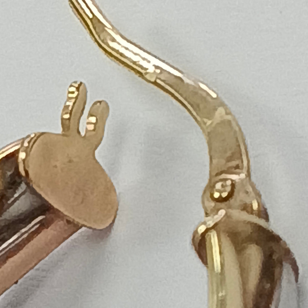 ARRACADAS PAR ORO 14 K 2.2 GRMS (SEMINUEVO)