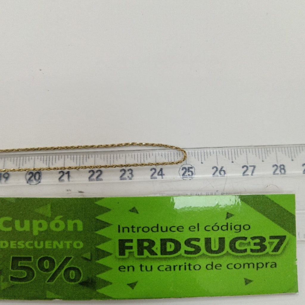 CADENA ORO 10 K 2.3 GRMS (SEMINUEVO)