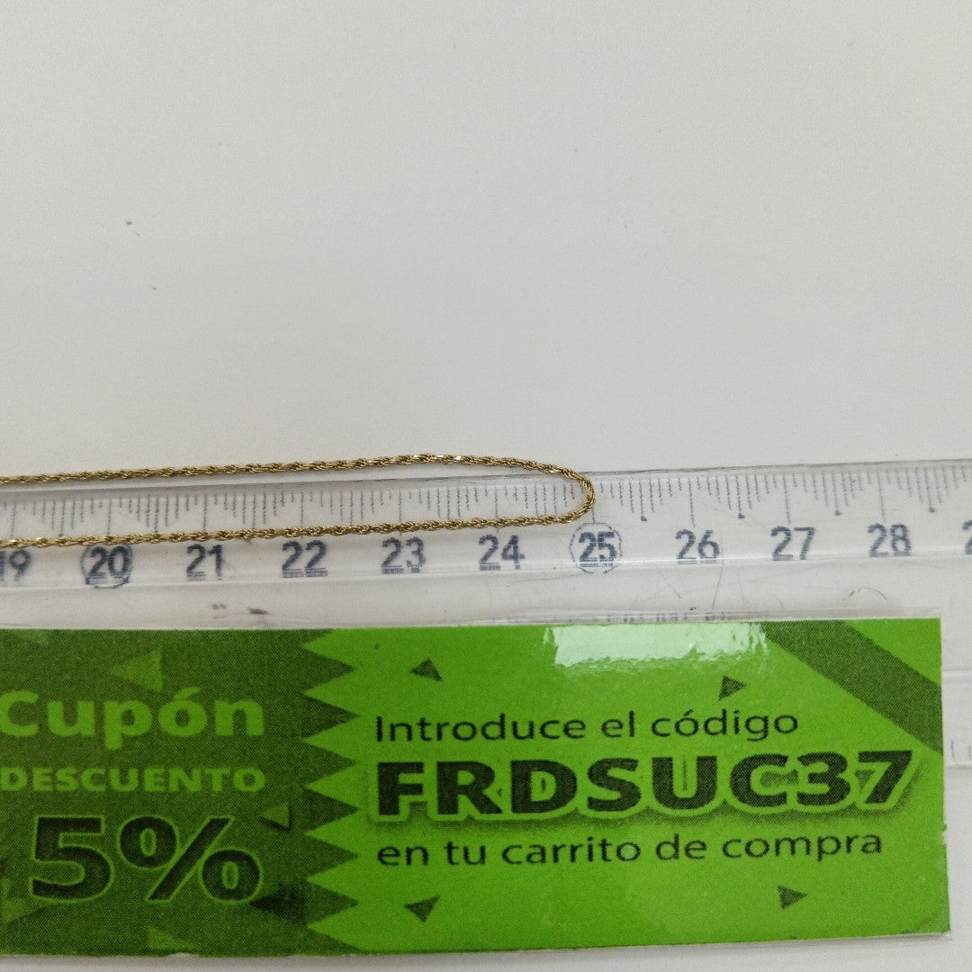 CADENA ORO 10 K 2.3 GRMS (SEMINUEVO)