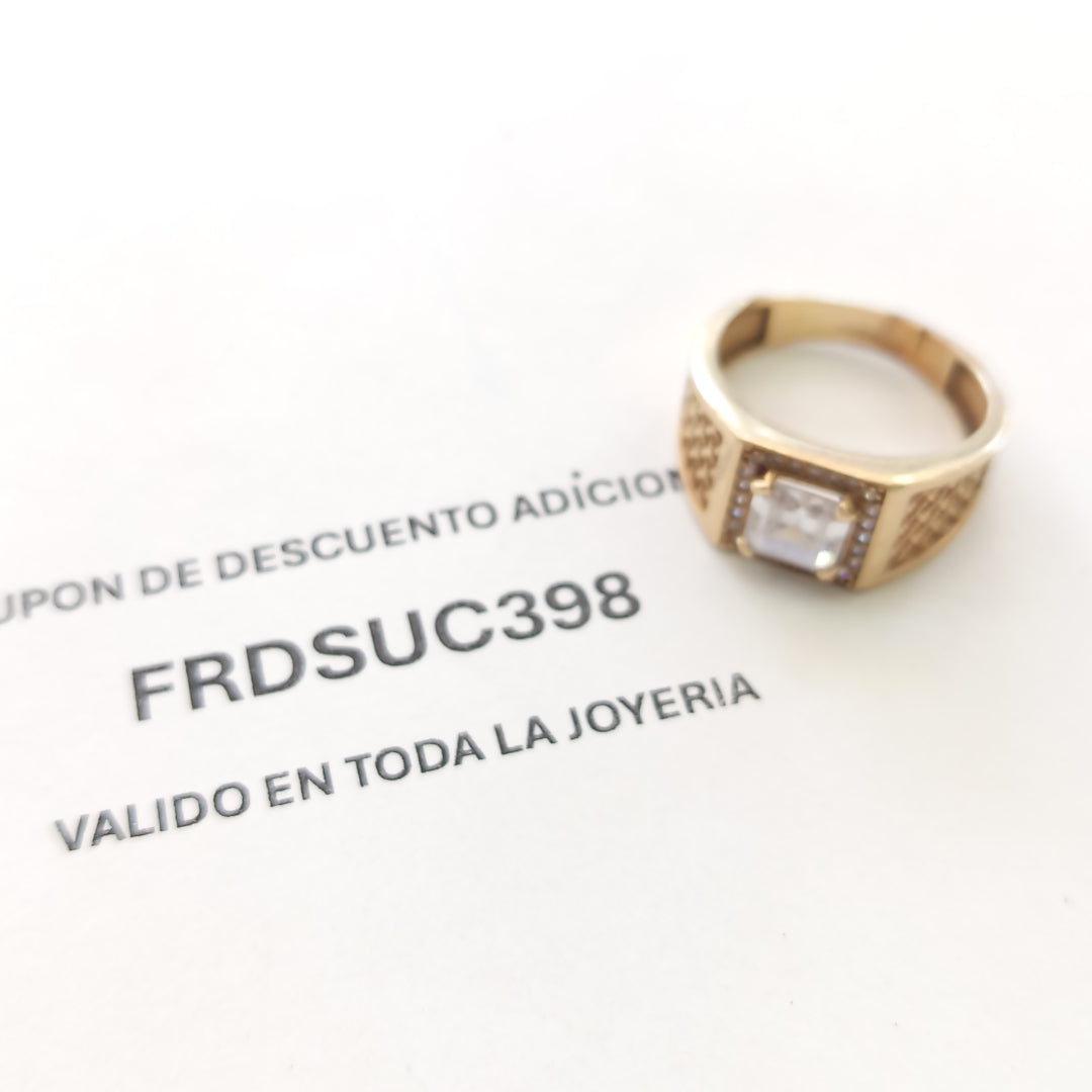 ANILLO ORO 10 K 6,80 GRMS (SEMINUEVO)