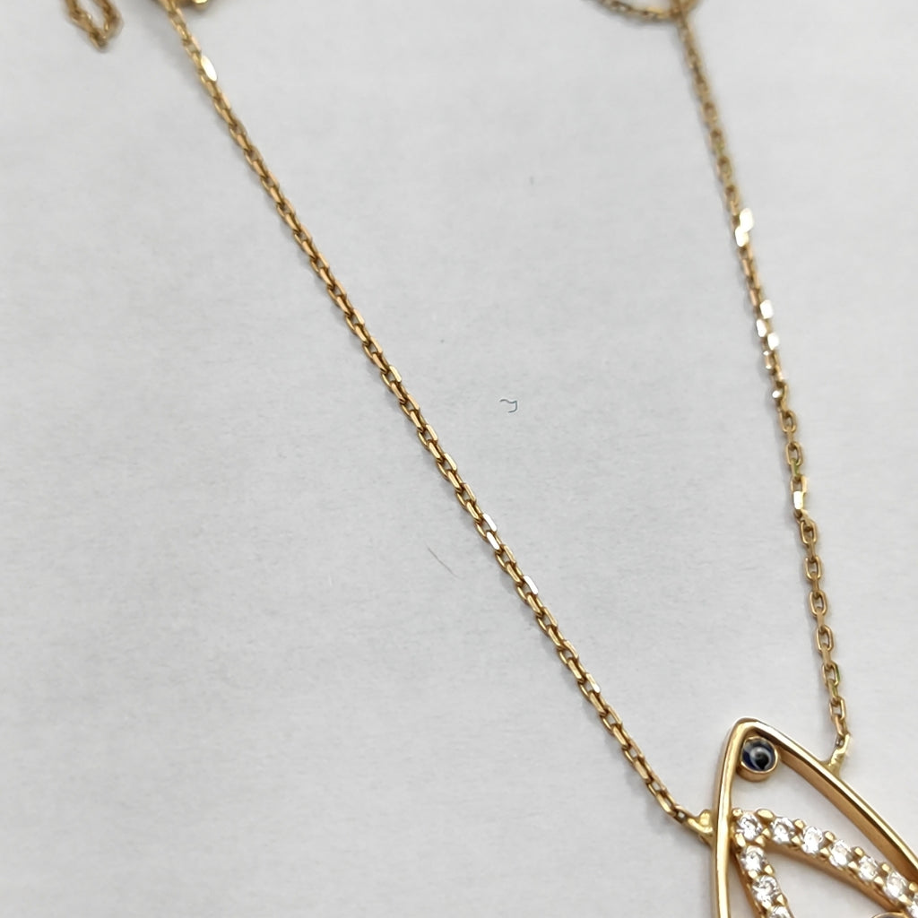 GARGANTILLA ORO 14 K 2.8 GRMS (SEMINUEVO)