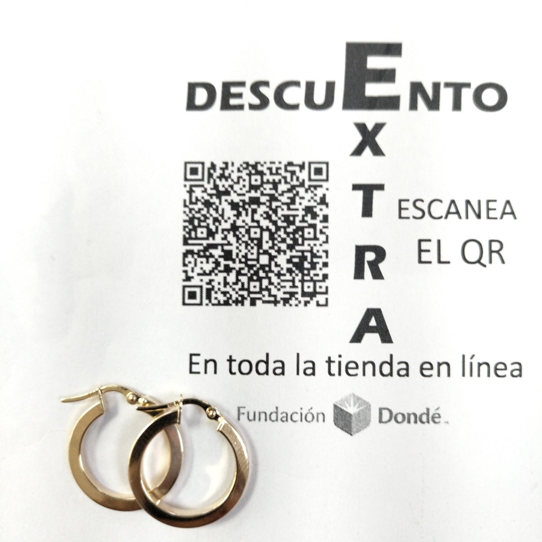 ARRACADAS ORO 14K 1.9 (NUEVO)