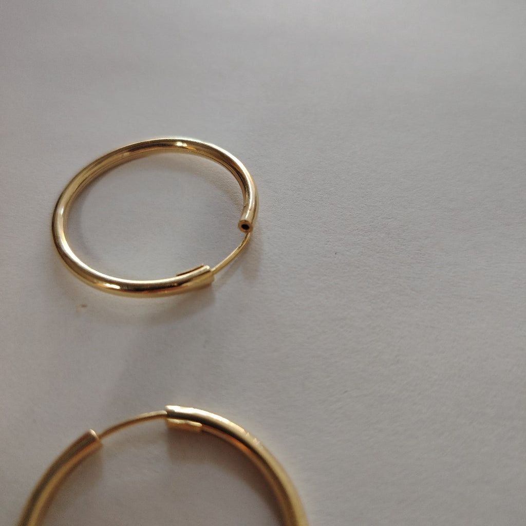 ARRACADAS PAR ORO 14 K 3.7 GRMS (SEMINUEVO)