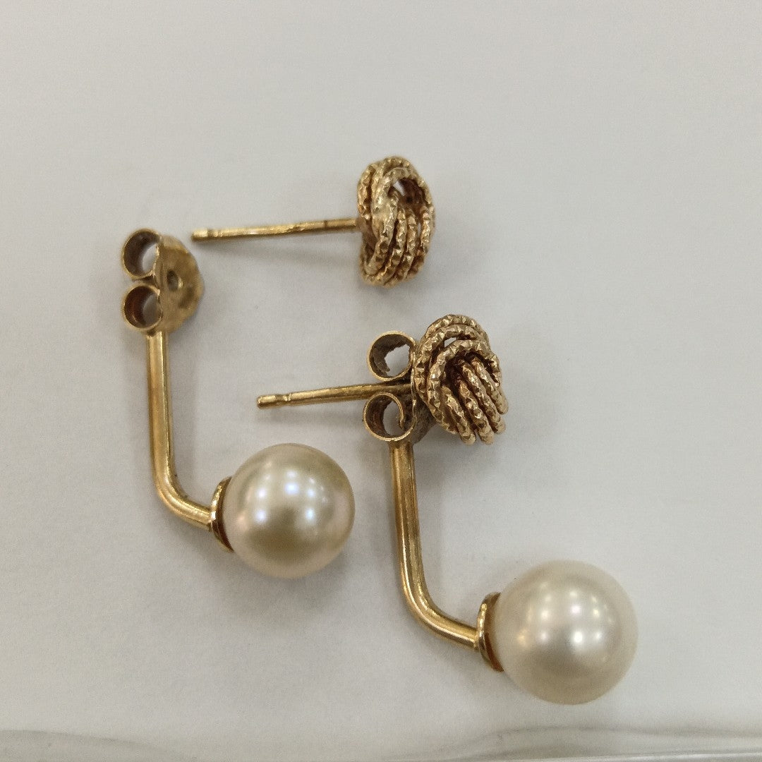 ARETES PAR ORO 14 K 3.4 GRMS (SEMINUEVO)