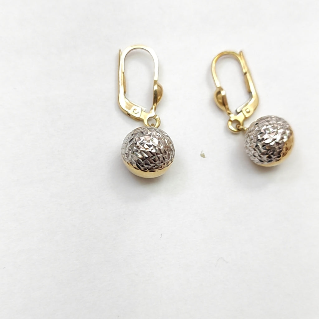 ARETES PAR ORO 14 K 2.4 GRMS (SEMINUEVO)