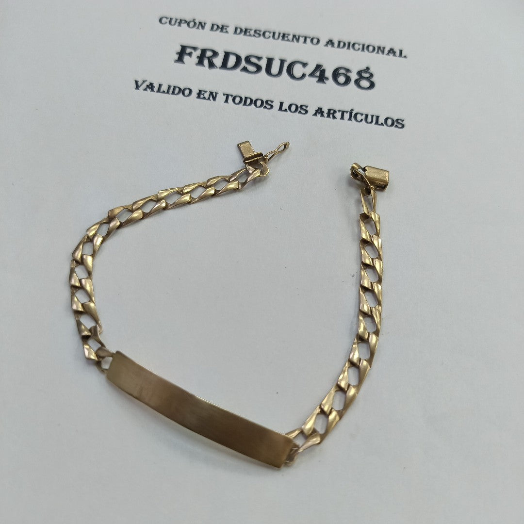 ESCLAVA ORO 14 K 8.4 GRMS (SEMINUEVO)