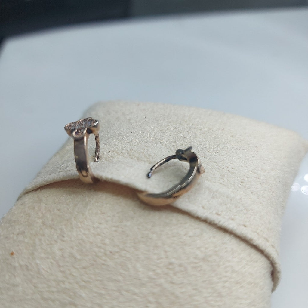 ARRACADAS C/CIRCONIAS PLATA .925 1.9 GR (NUEVO)