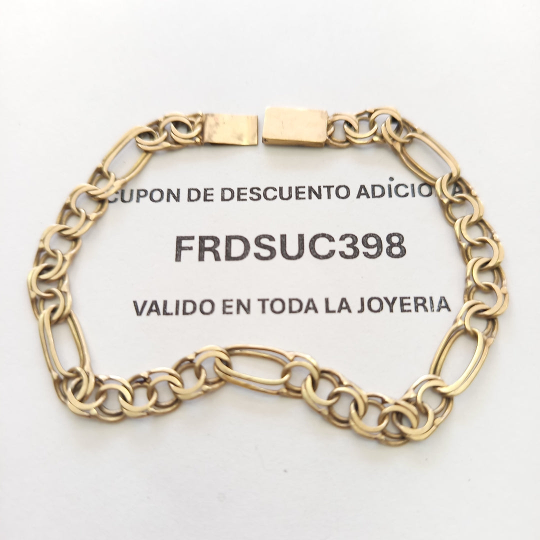 PULSERA ORO 10 K 6.9 GRMS (SEMINUEVO)