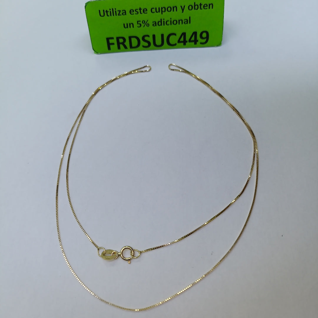 CADENAS ESPECIAL ORO 14K 1.2 (NUEVO)