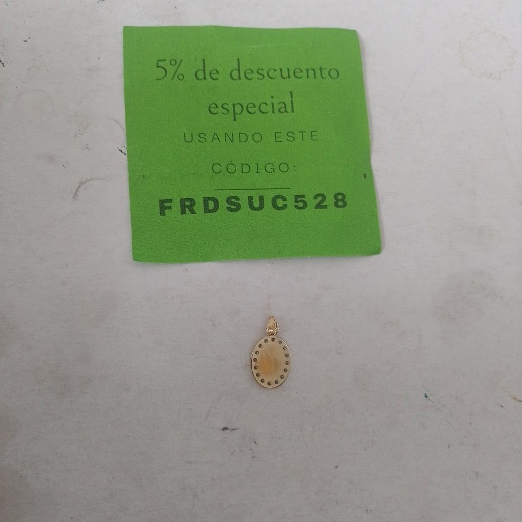 DIJE, MEDALLA RELIGIOSA ORO 10 K 0.8 GRMS (SEMINUEVO)