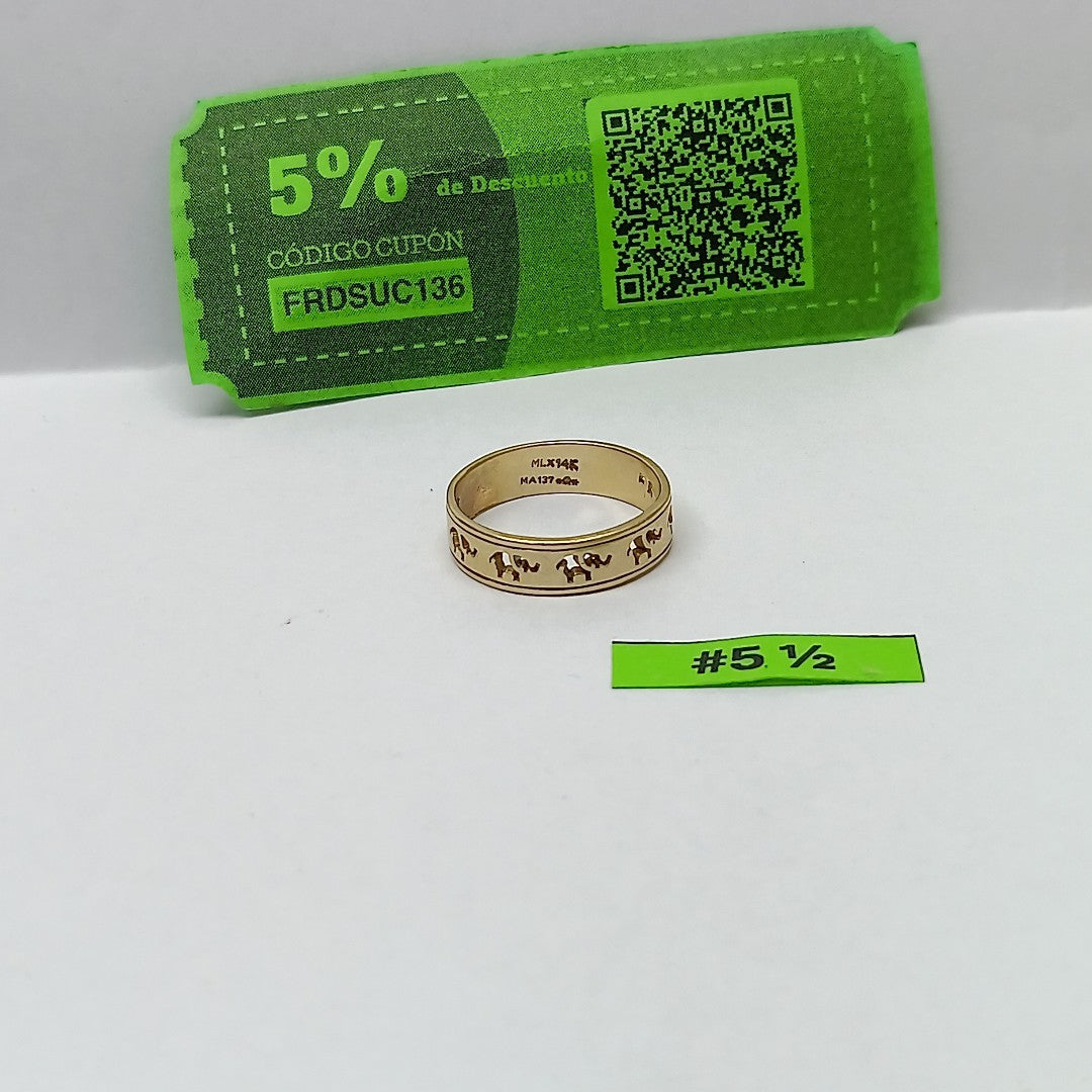 ARGOLLA ORO 14 K 2,40 GRMS (SEMINUEVO)