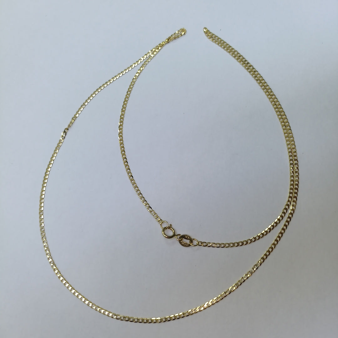 CADENAS BARBADA AMARILLA ORO 14K 2.1 (NUEVO)