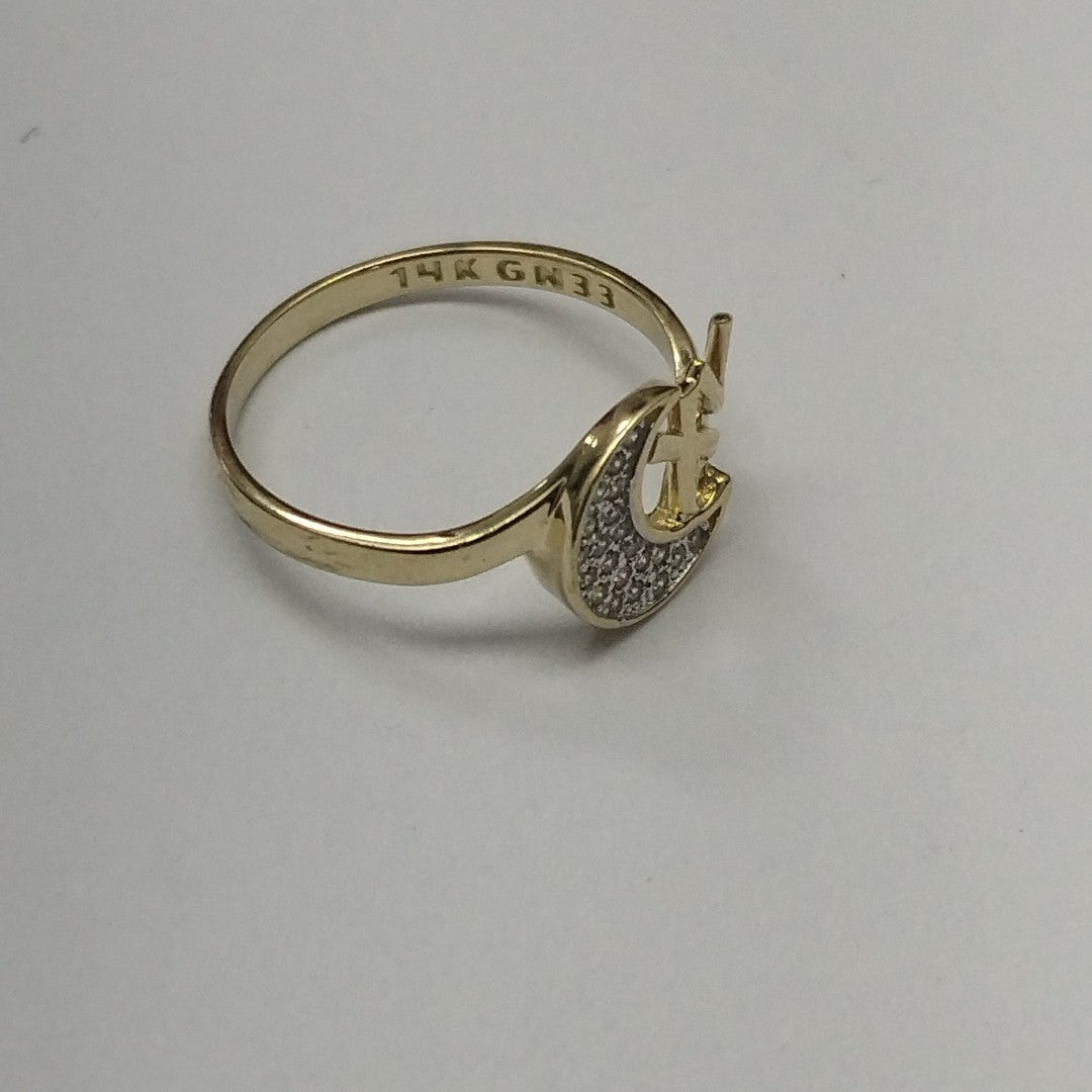 ANILLO ORO 14 K 1.7 GRMS (SEMINUEVO)