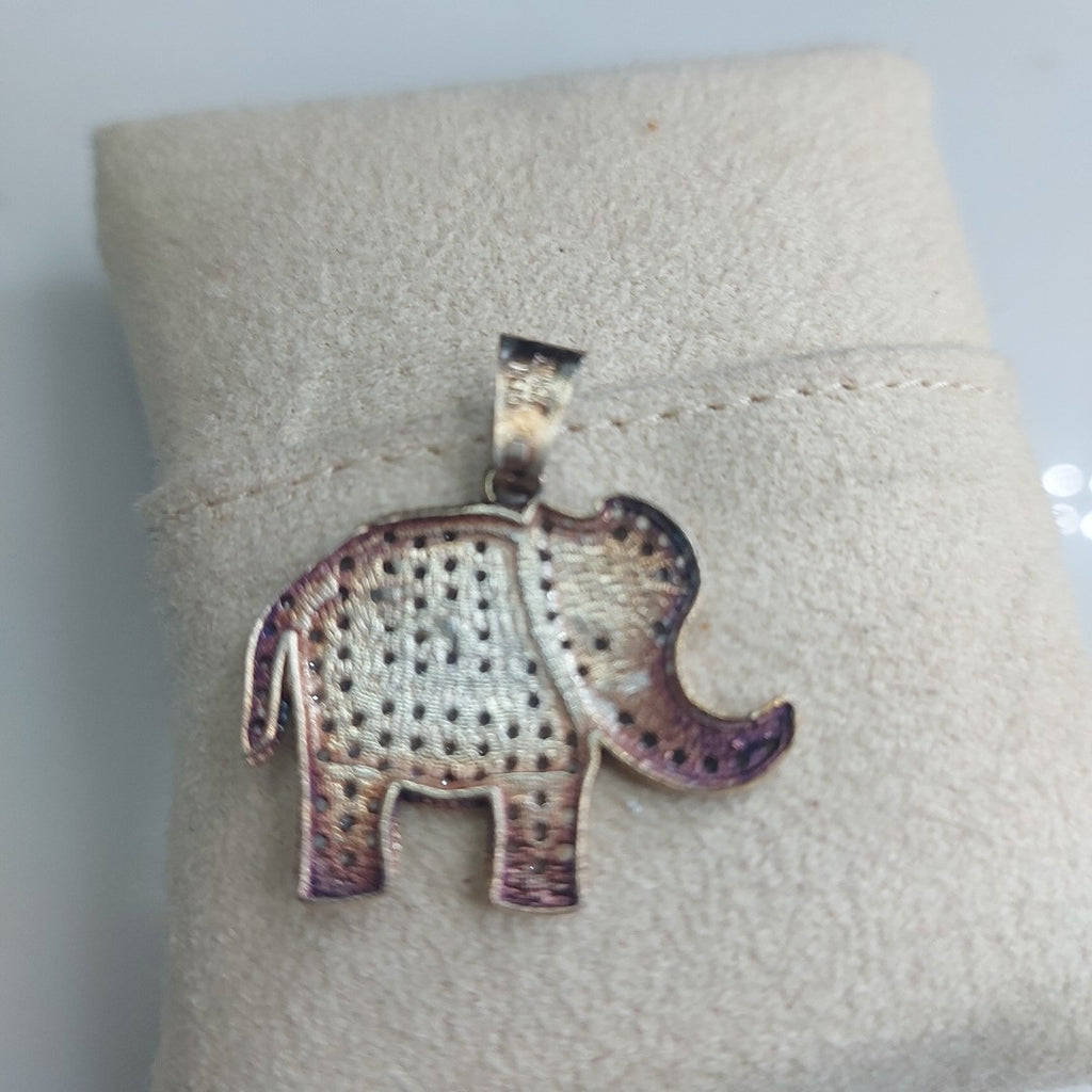 DIJE ELEFANTE C/CIRCONIAS PLATA .925 5.1 GR (NUEVO)