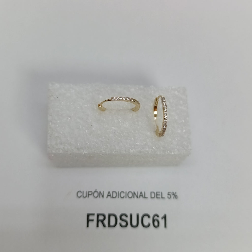 HUGGIES ORO 14K 1.4 (NUEVO)