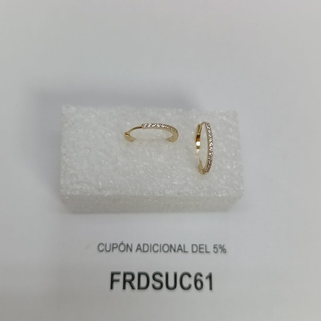 HUGGIES ORO 14K 1.4 (NUEVO)