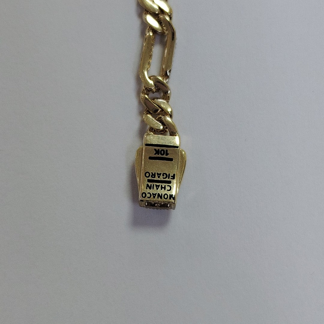 PULSERA MONACO ORO 10K 5.5 (NUEVO)