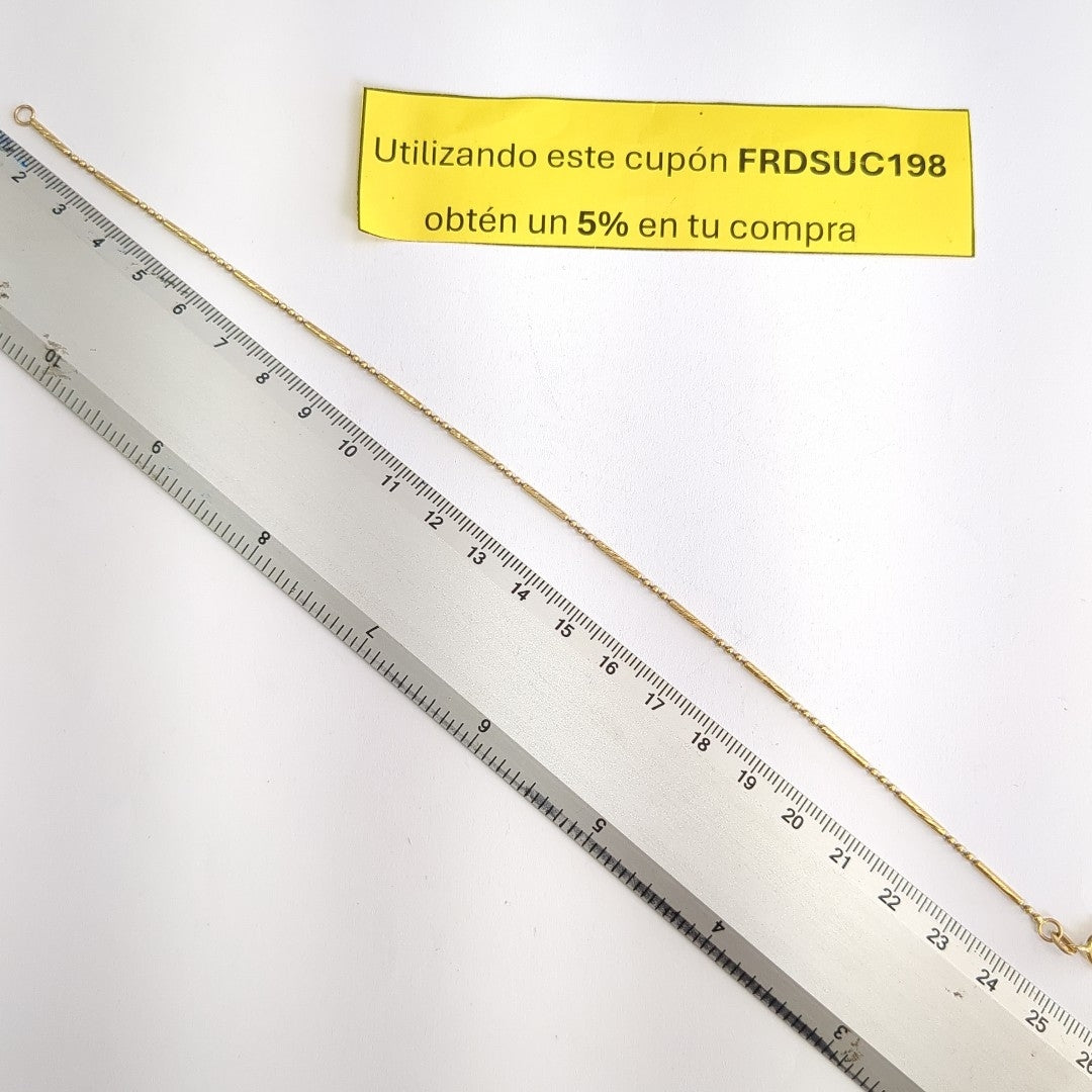 PULSERA ORO 14 K 2.4 GRMS (SEMINUEVO)