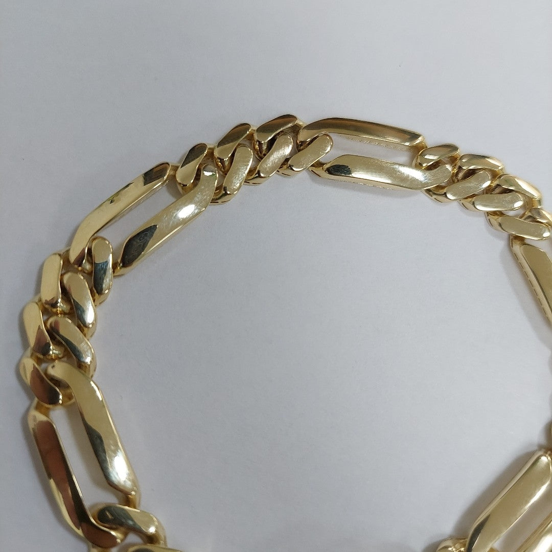 PULSERA CABALLERO MONACO ORO 14K 13.1 (NUEVO)