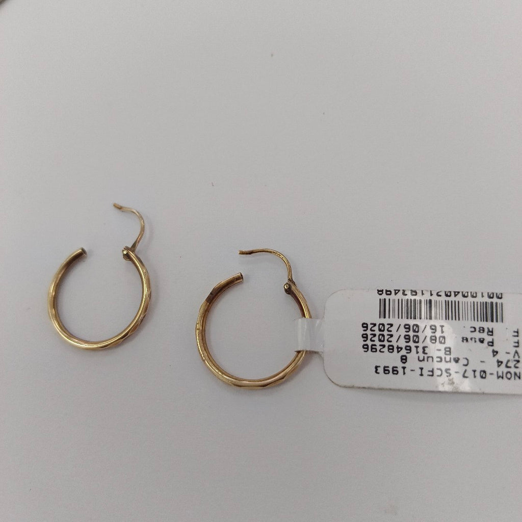 ARRACADAS PAR ORO 14 K 1.5 GRMS (SEMINUEVO)